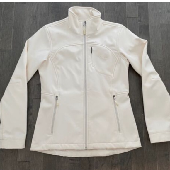 The North Face Jackets & Blazers - ~ SOLD ~THE NORTH FACE Small Women's Apex Windproof Soft Shell Jacket Coat White